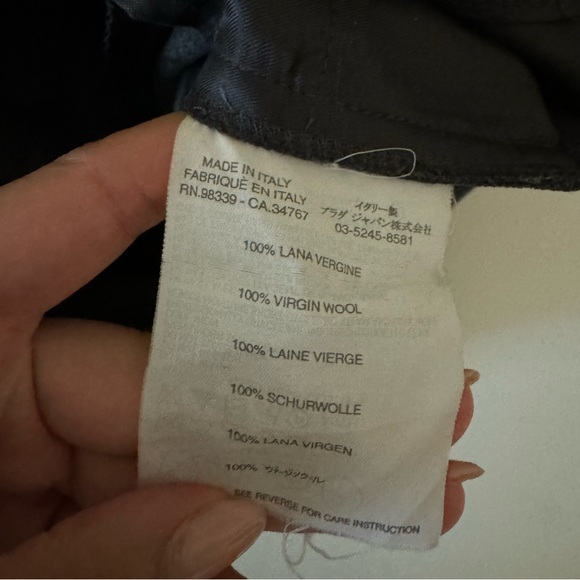 Miu miu gray wool pants size 40 100% wool - Picture 3 of 5